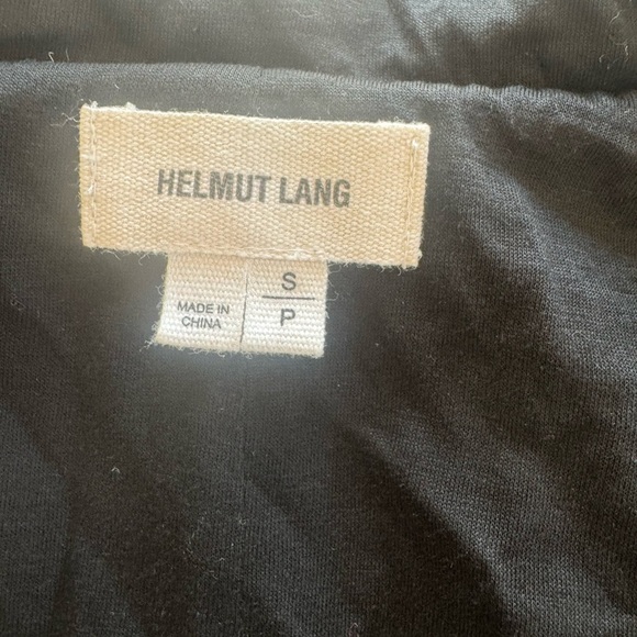 NWOT Helmut Lang 100% Lamb Leather Jacket 2 Asymmetrical Zip Double Lined Coat S - Picture 10 of 16
